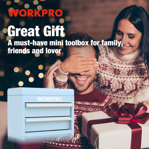 Versatile WORKPRO mini toolbox for home, workshop, cosmetics storage