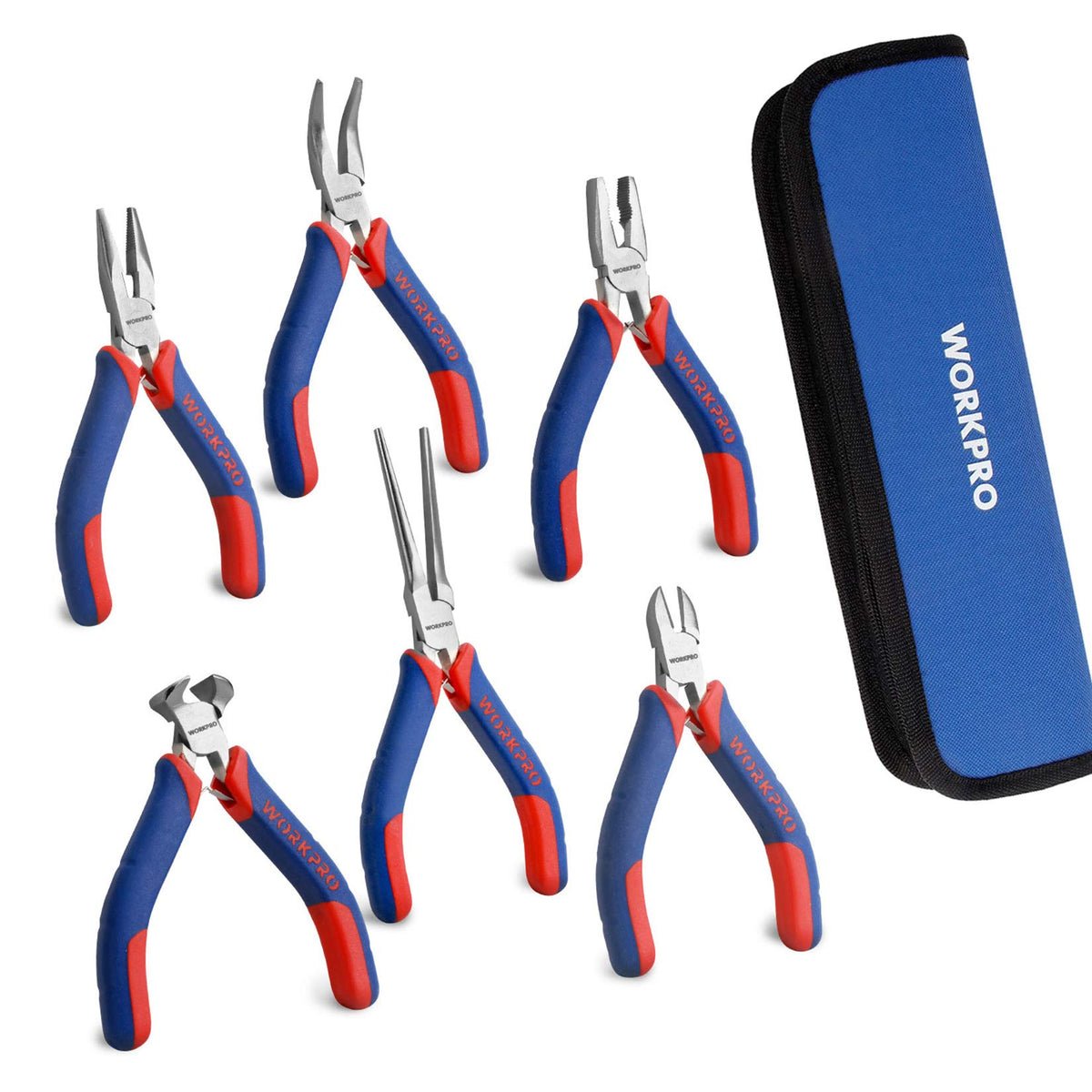 WORKPRO mini needle nose pliers for precise electronics tasks