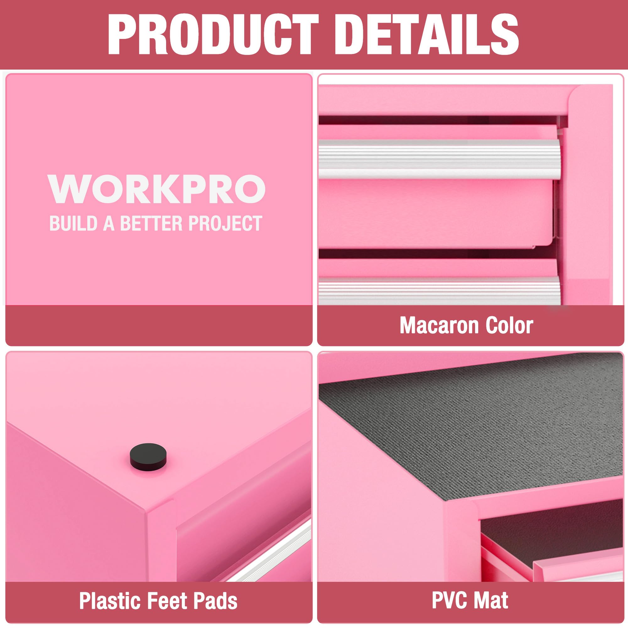 WORKPRO PVC liners protect tools and reduce noise