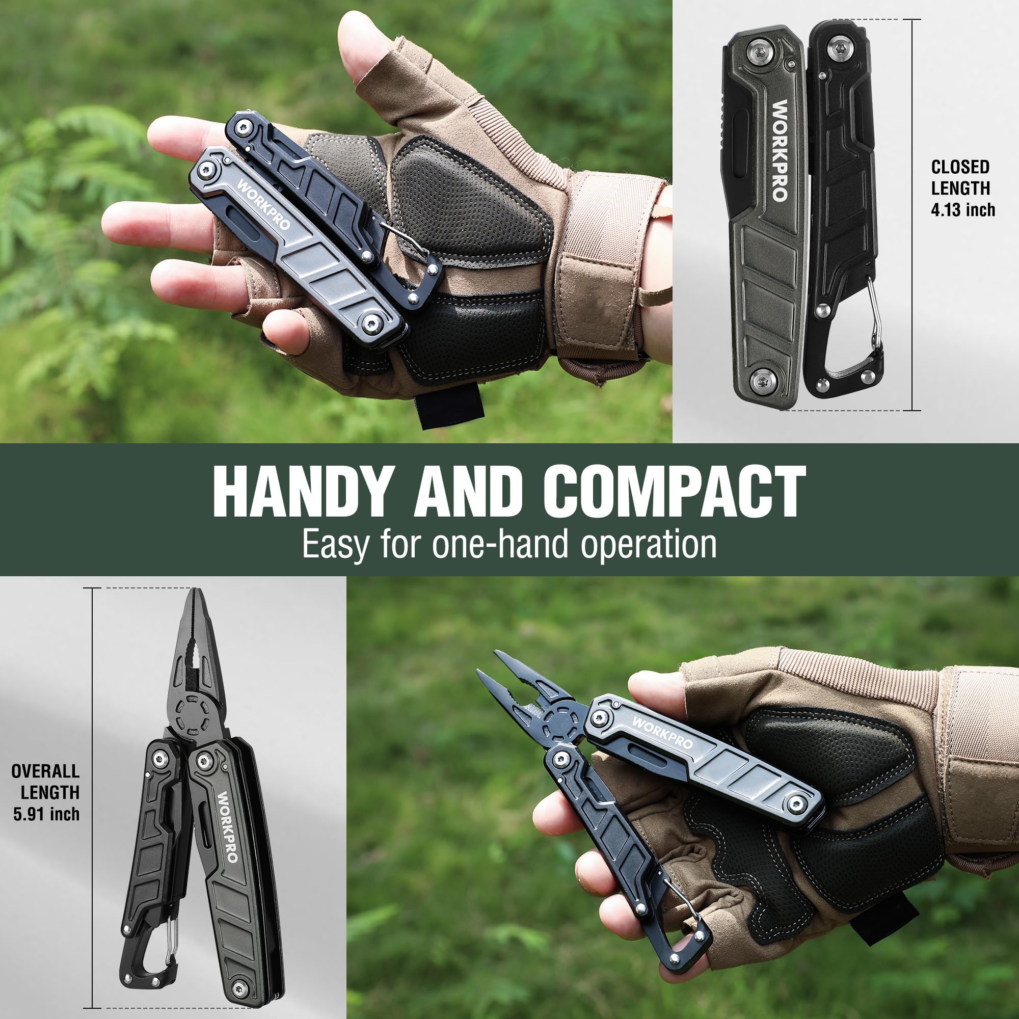 WORKPRO knife blade for safe, controlled slicing
