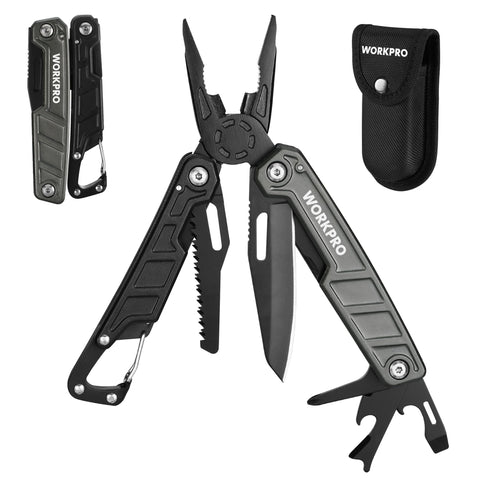 WORKPRO 11-in-1 multitool pliers for on-the-go repairs