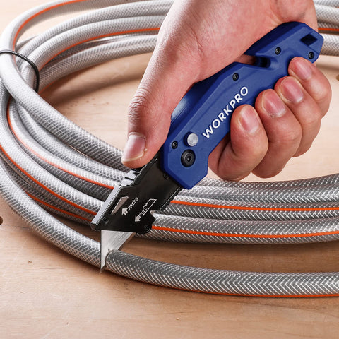 WORKPRO nylon-handle design offers a secure, anti-slip grip during extended use.