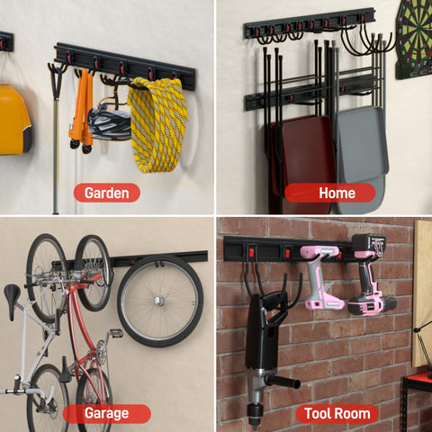 WORKPRO organized garage space emphasizes clutter-free, efficient storage