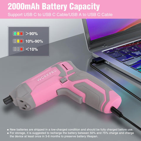 WorkPro pink disassembly lock supports safe storage and use.