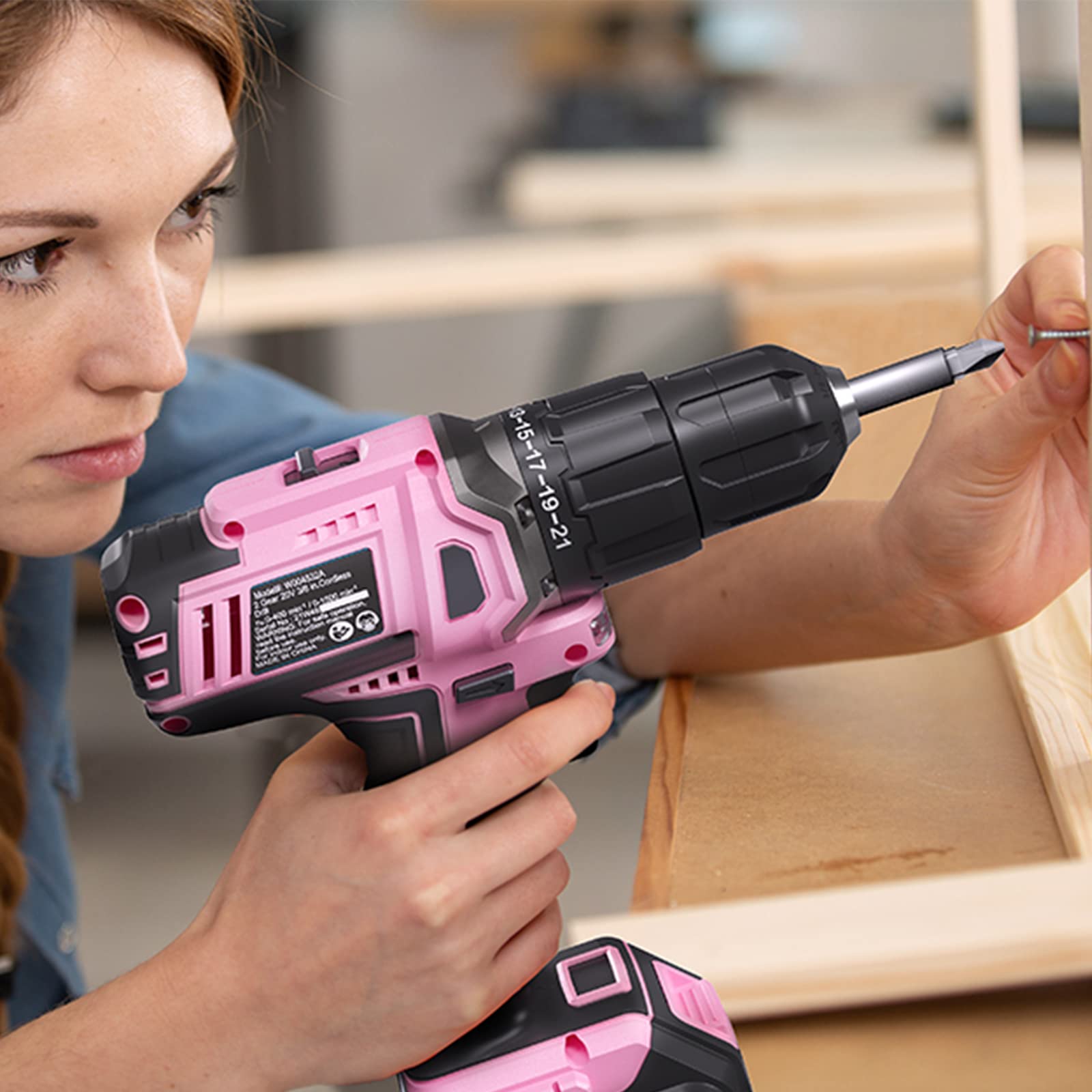WORKPRO pink diy project use case ideal for home repairs and upgrades
