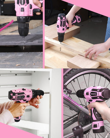 Versatile for furniture assembly and home décor projects.