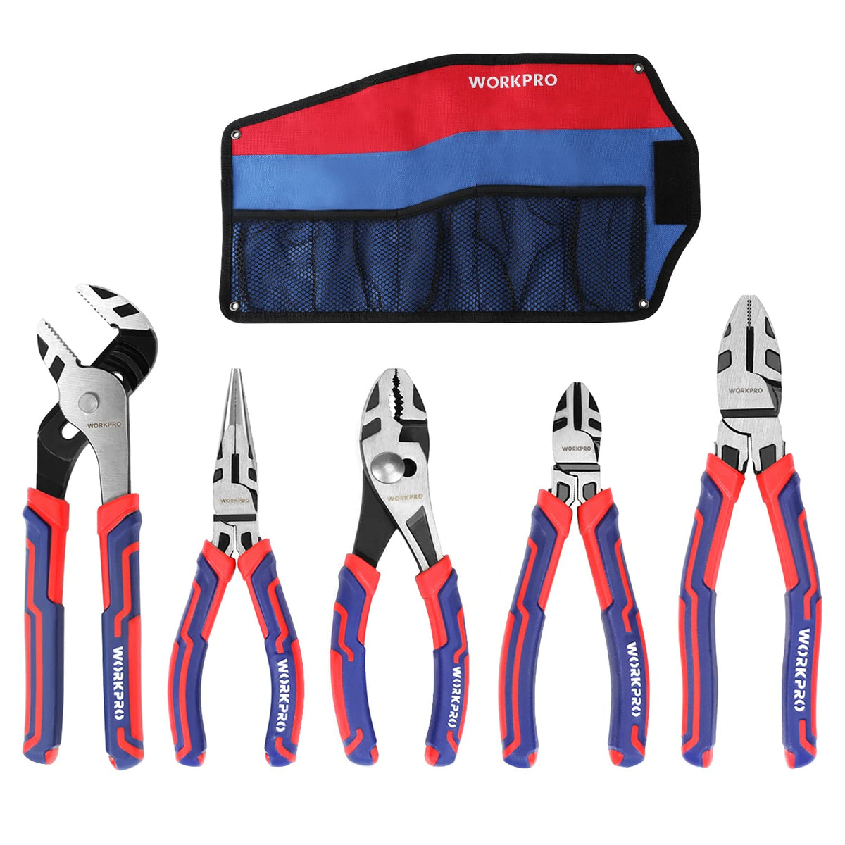 WorkPRO pliers set packaging on display for easy selection.