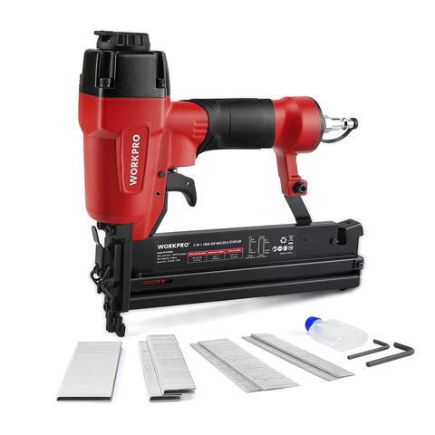 WORKPRO brad nailer body with depth dial for precise nailing