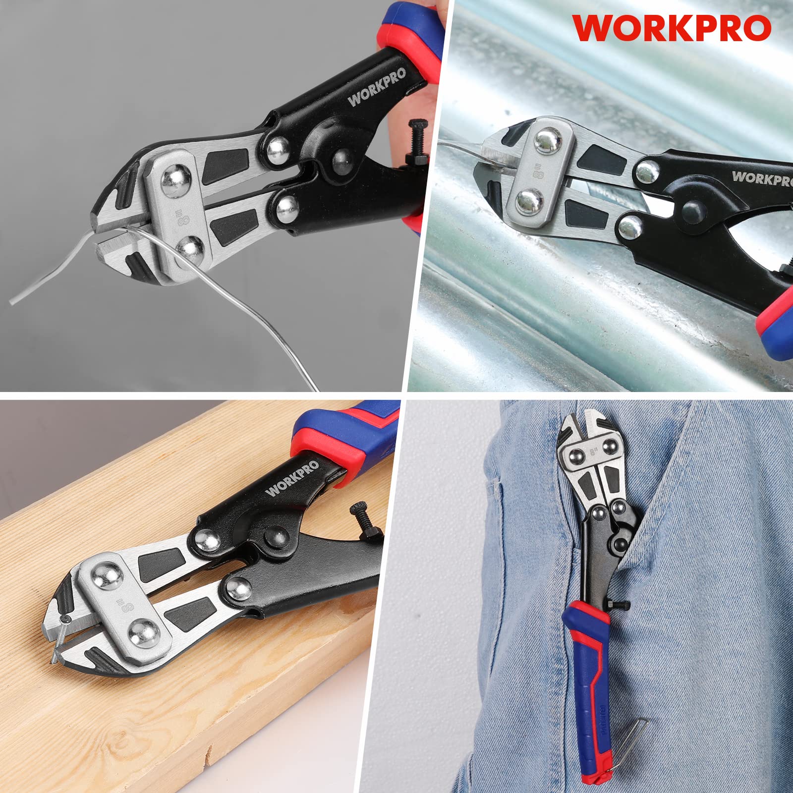Portable 8-inch tool fits any bag and is ready for field tasks.