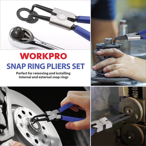 WORKPRO 0.07-inch precision tips enabling accurate ring fit and removal.