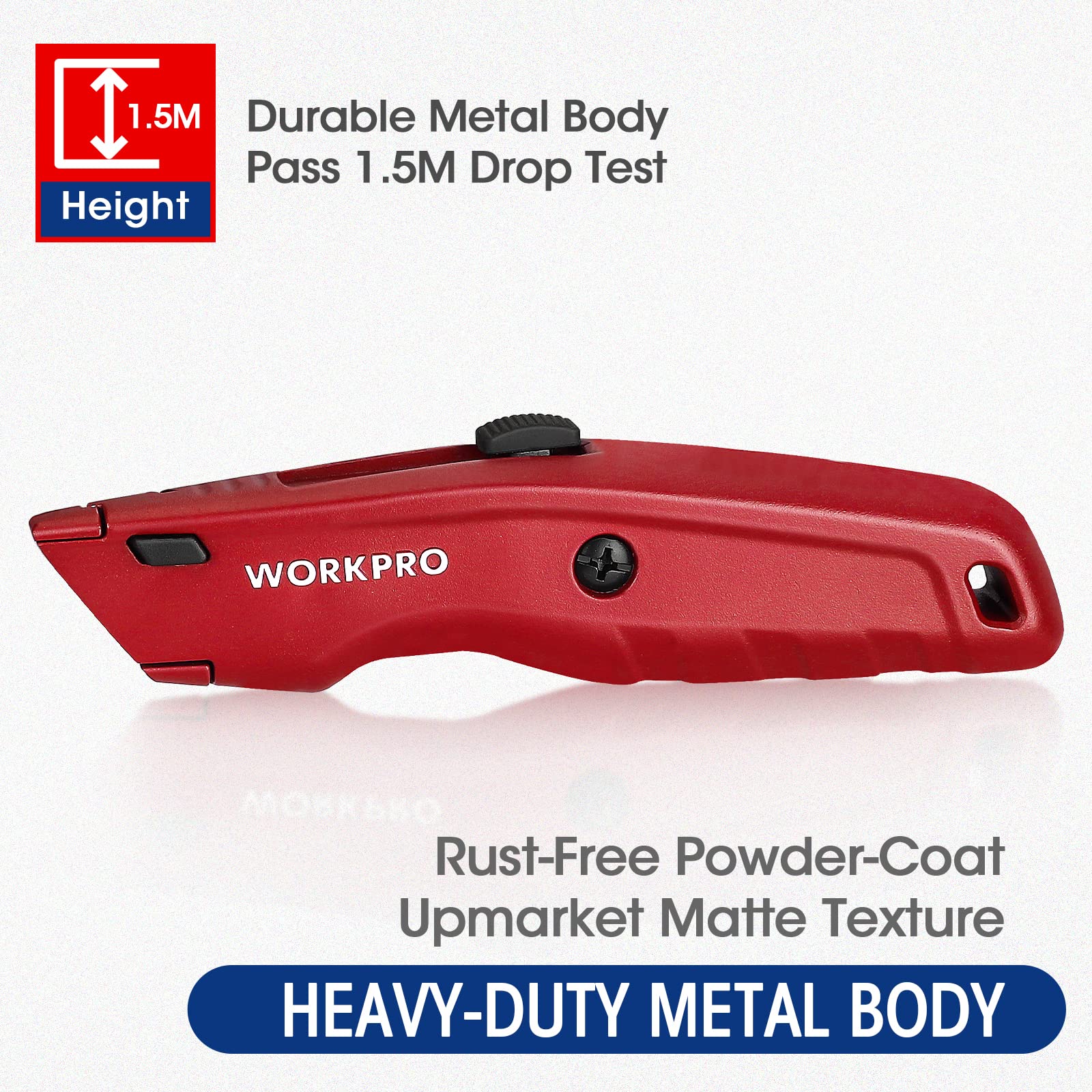 WORKPRO quick-change blade system enables fast blade swaps