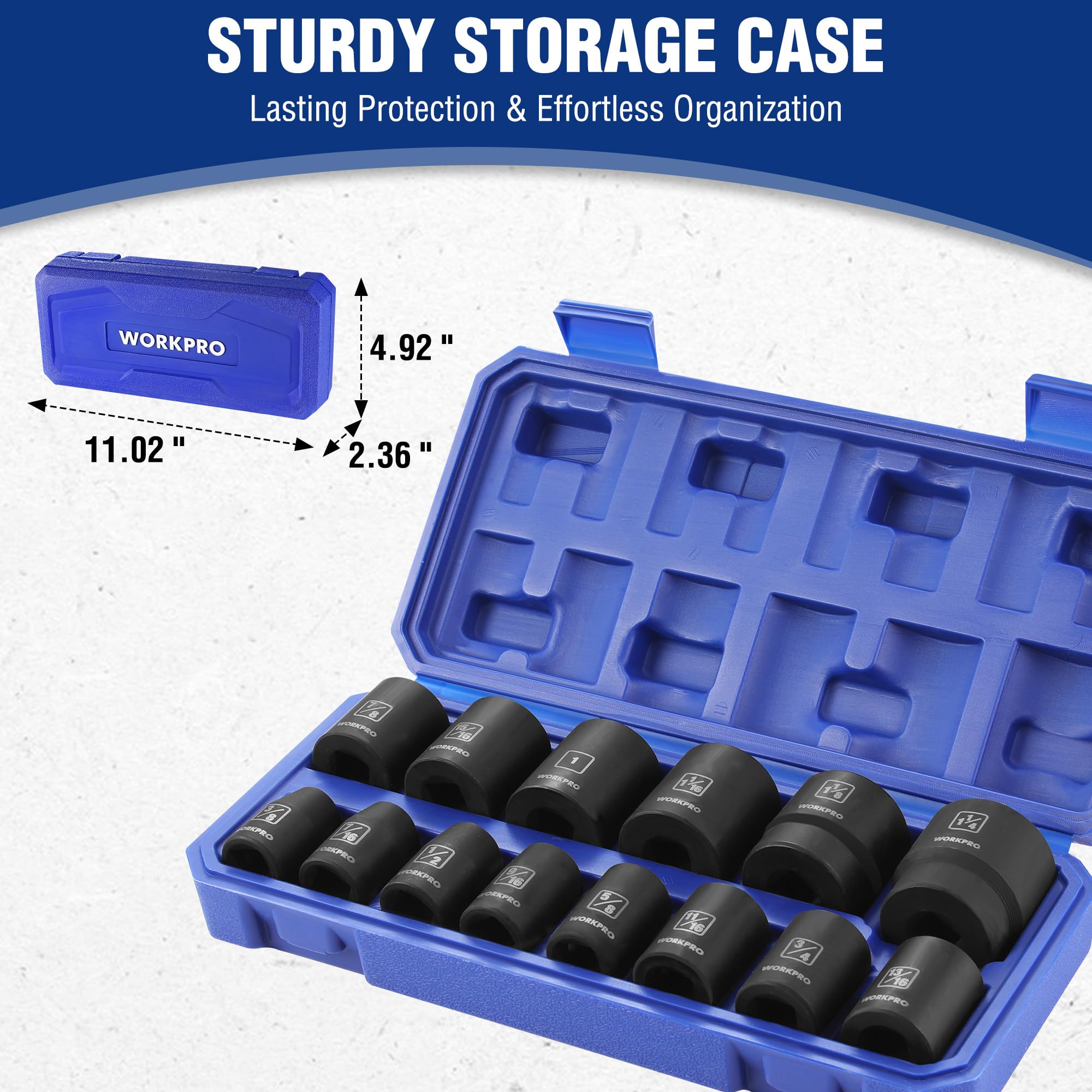 Protective case keeps sockets secure during transport