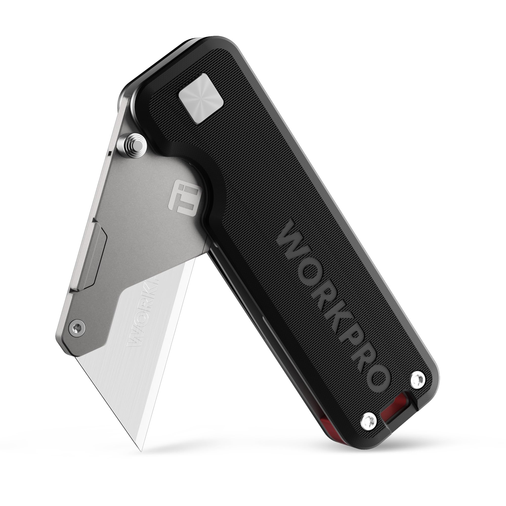 WORKPRO Quick-change blade mechanism enables fast, tool-free swaps.