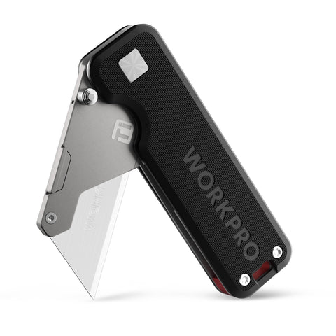 WORKPRO Quick-change blade mechanism enables fast, tool-free swaps.