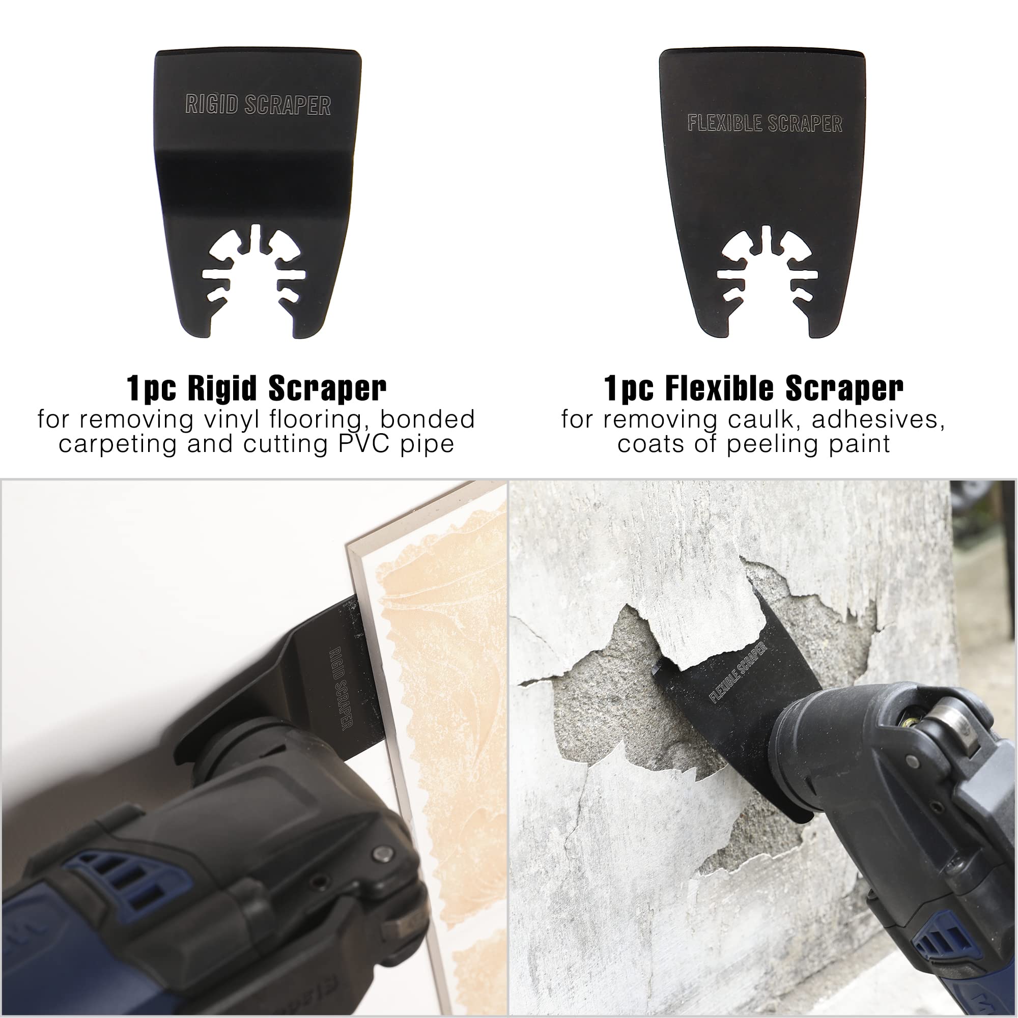 WorkPRO quick-release blades for faster blade changes