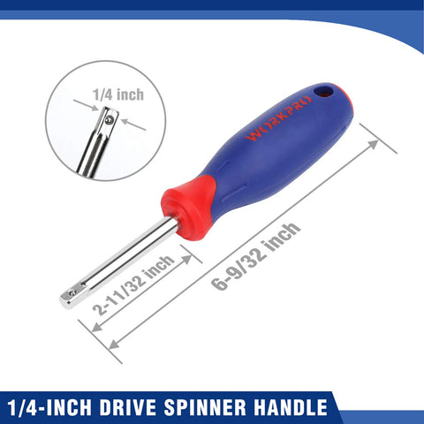 WORKPRO reversible ratchet offers reliable torque and easy socket reversal.