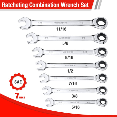 WORKPRO roll up pouch keeps wrenches organized and portable