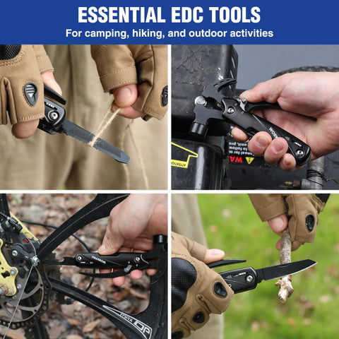 WORKPRO serrated blade and bottle opener designed for rugged outdoor use