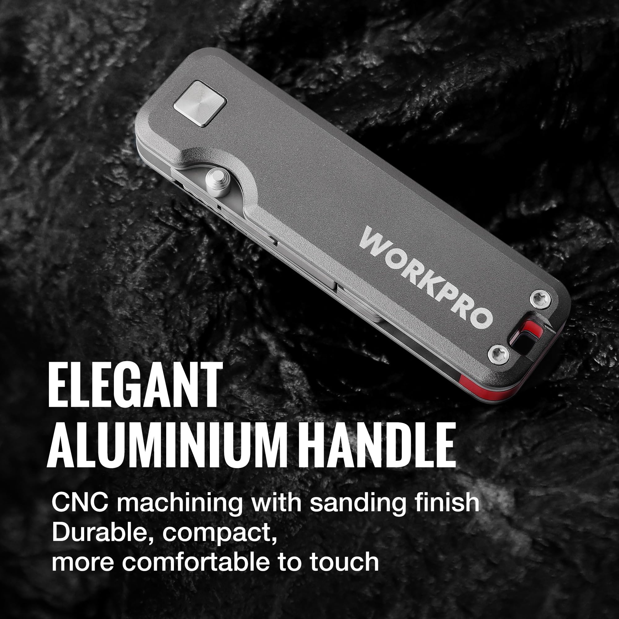 WORKPRO SK2M blades deliver long-lasting sharpness and durability.