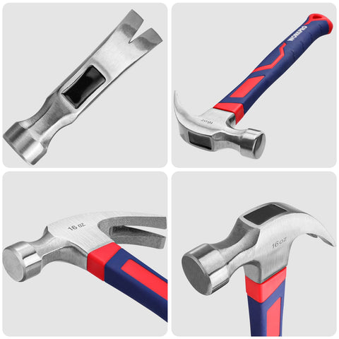 WORKPRO soft non-slip handle offering comfortable grip and control.