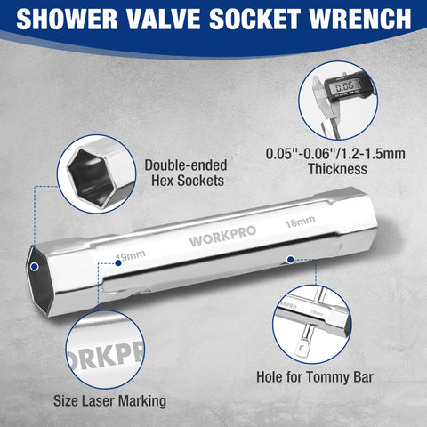 Workpro storage roll keeps sockets organized with labeled pockets