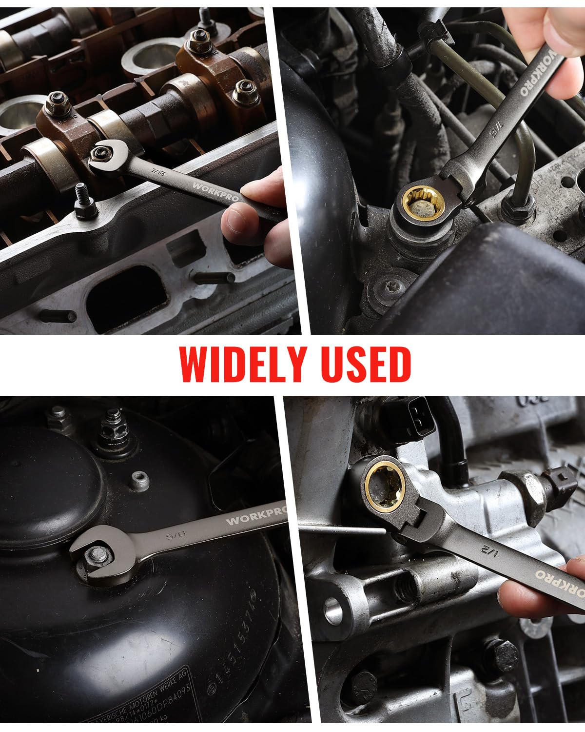 WORKPRO nickel-plated finish resists corrosion while maintaining shine.
