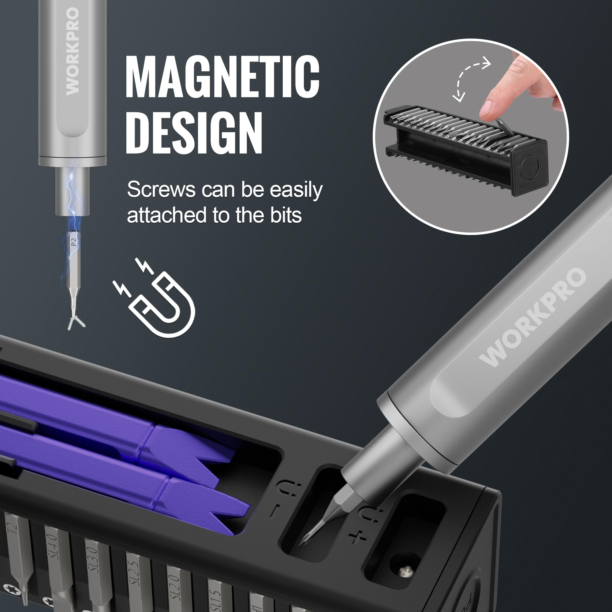 WORKPRO includes two pry bars for opening enclosures.