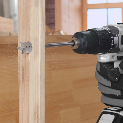 WORKPRO universal compatibility with most drill drivers for easy setup