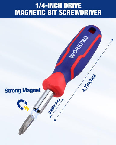 WORKPRO universal joint and extension bars reach hard-to-access areas