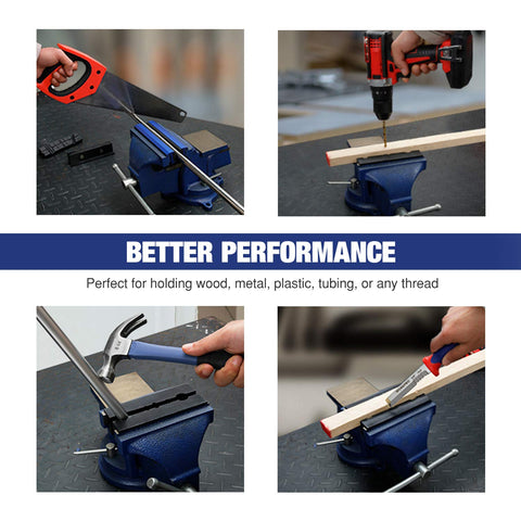 WORKPRO versatile vise pad set fits many benches and fixtures