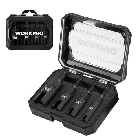 WORKPRO Wing Nut Driver 9mm in action for fast wing nut tightening.