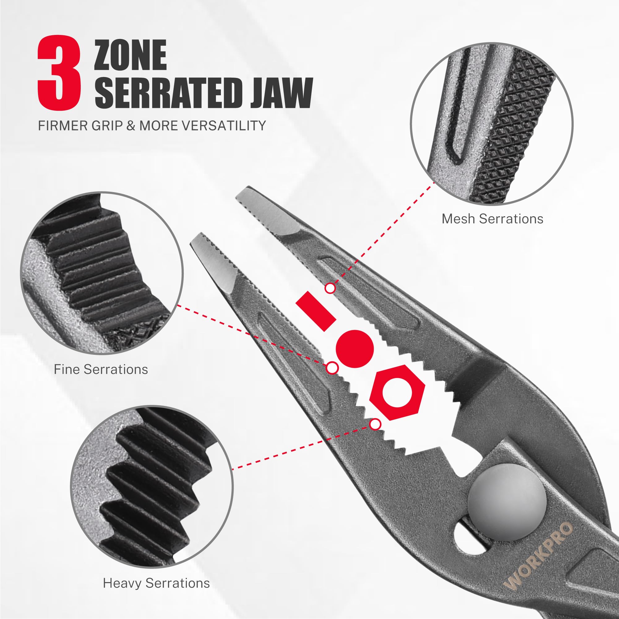 WORKPRO bottom wire cutting shear for cutting light wires.