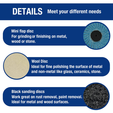 WORKPRO zirconium oxide discs deliver fast material removal and long life