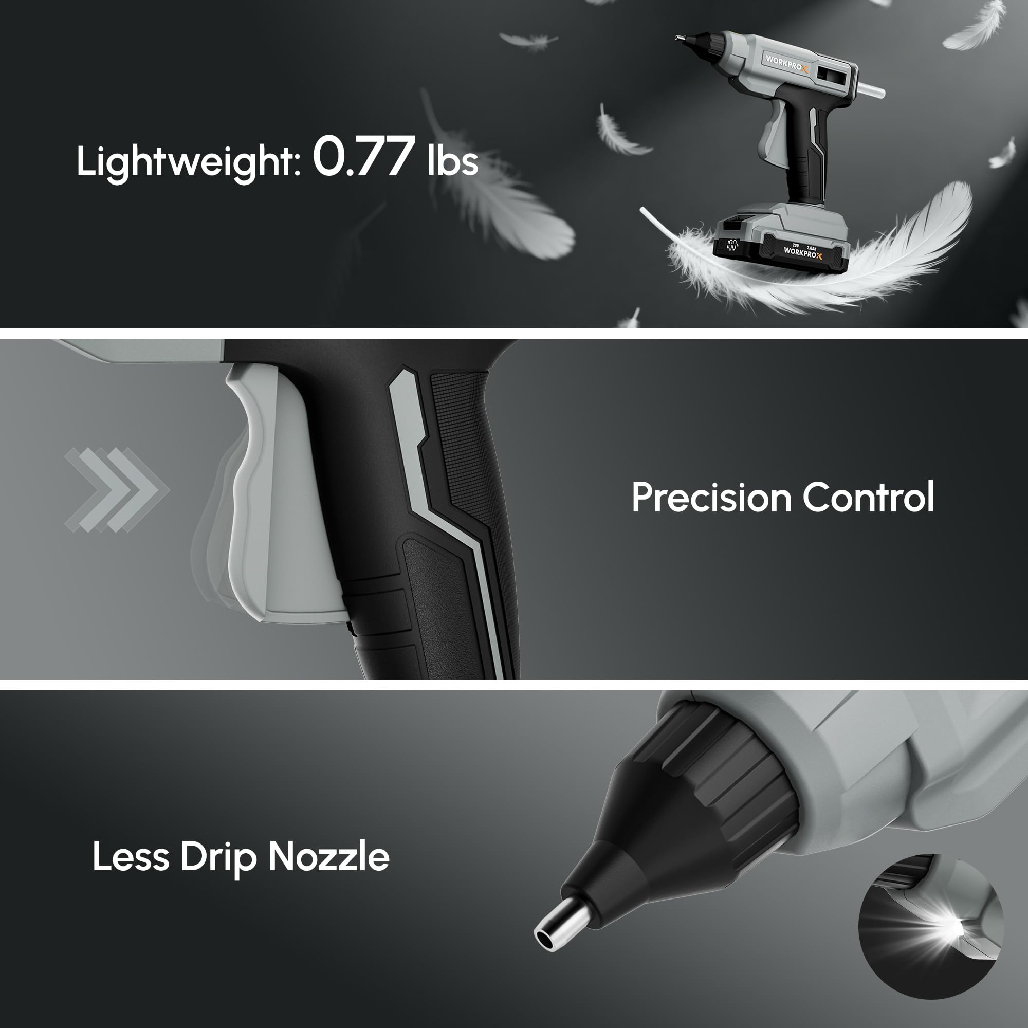 WORKPROX USB-C charging compatibility for flexible power options