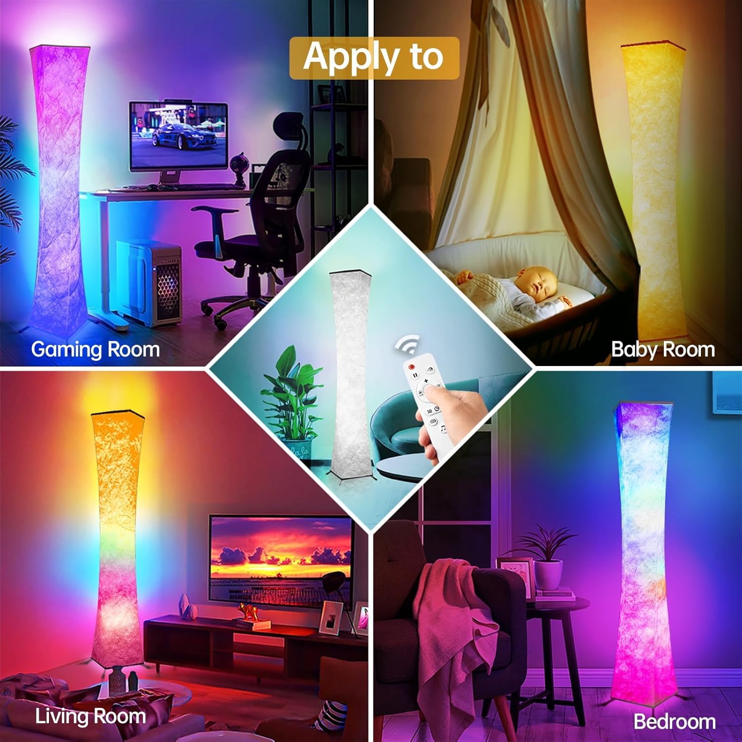 WORLD WIN app and remote control for easy lighting adjustments