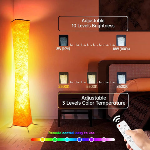 WORLD WIN RGB LED strip providing vibrant color options