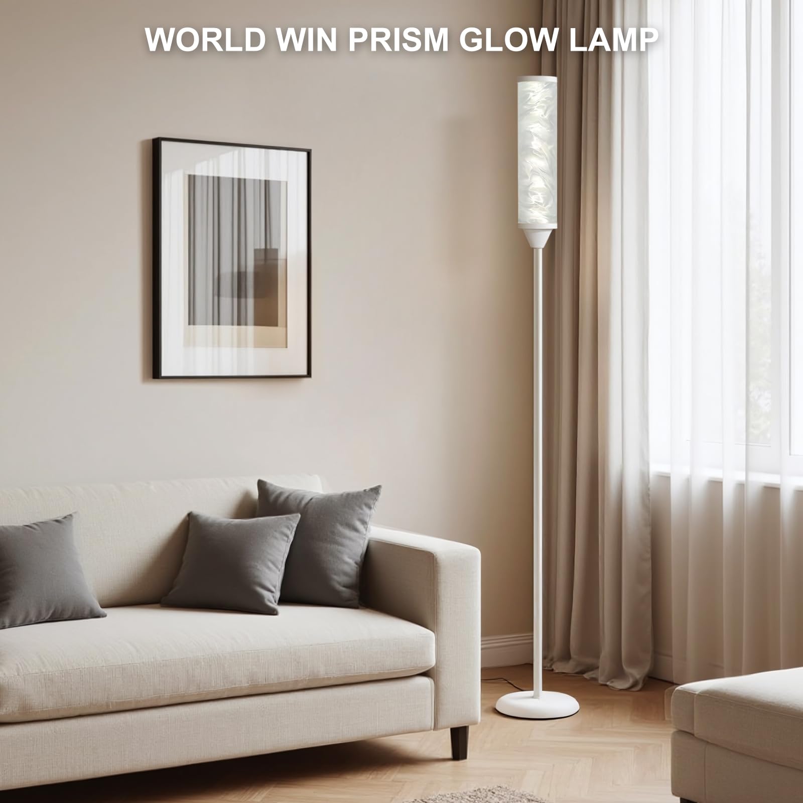WORLD WIN Prism Glow Floor Lamp after-sales support for a worry-free experience