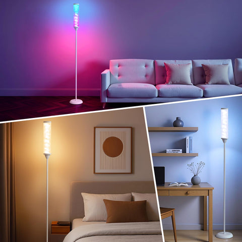 WORLD WIN Prism Glow Floor Lamp durable finish that fits any decor