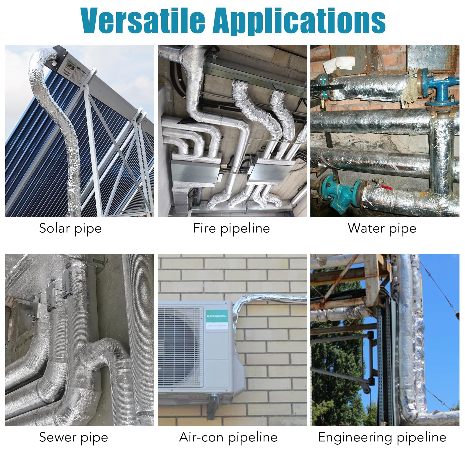 Worldity insulation wrap reduces condensation and supports energy efficiency around plumbing.