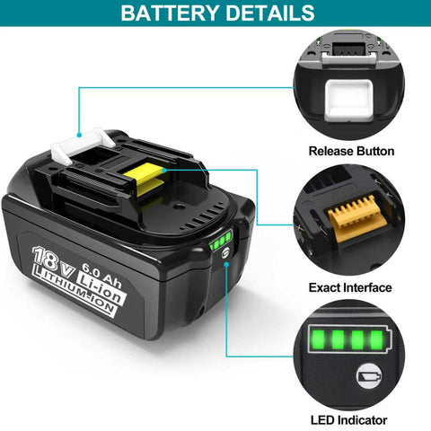 Worthmah compatible with DC18RD and DC18SD chargers