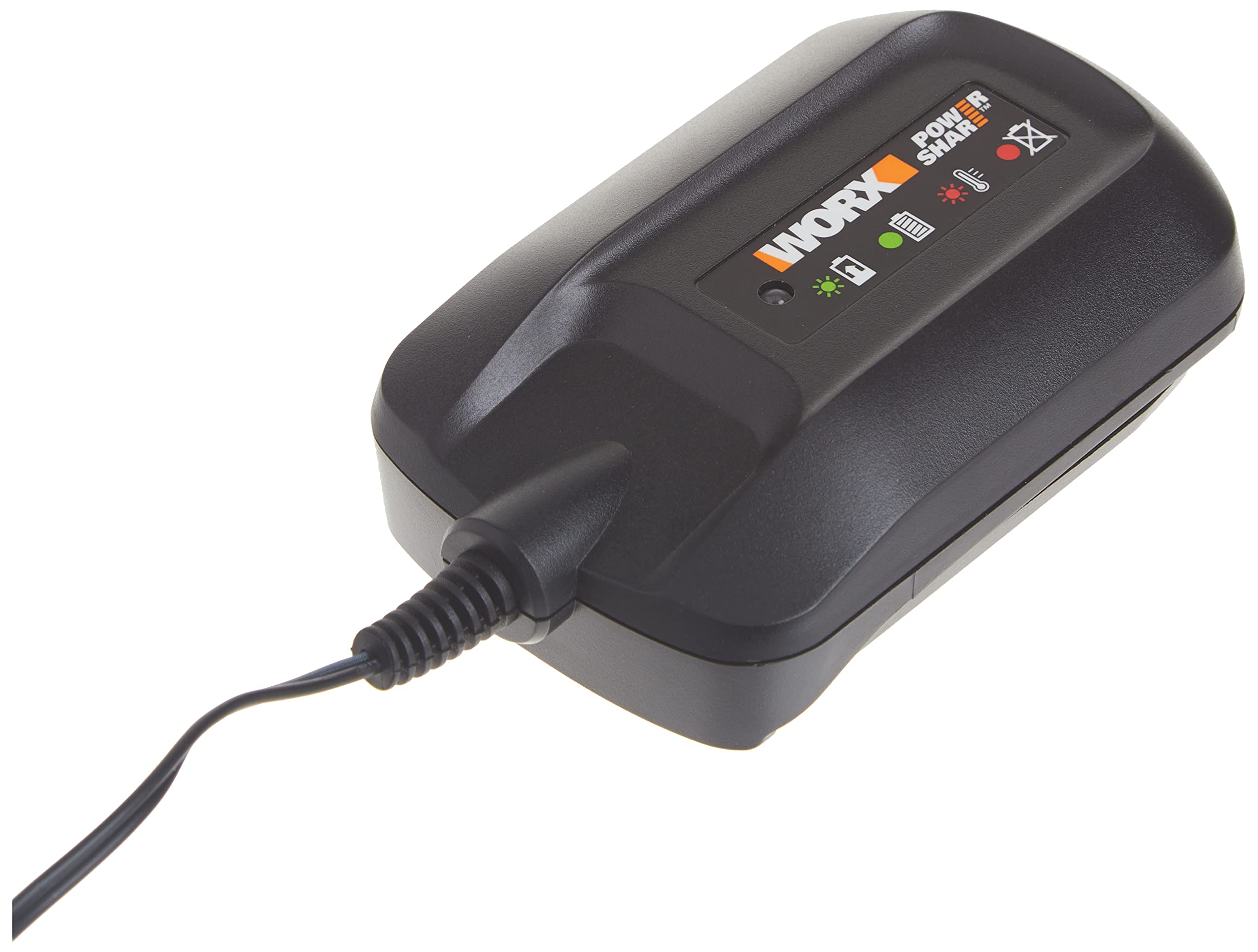 WORX WA3742 charging indicators highlighting status and progress