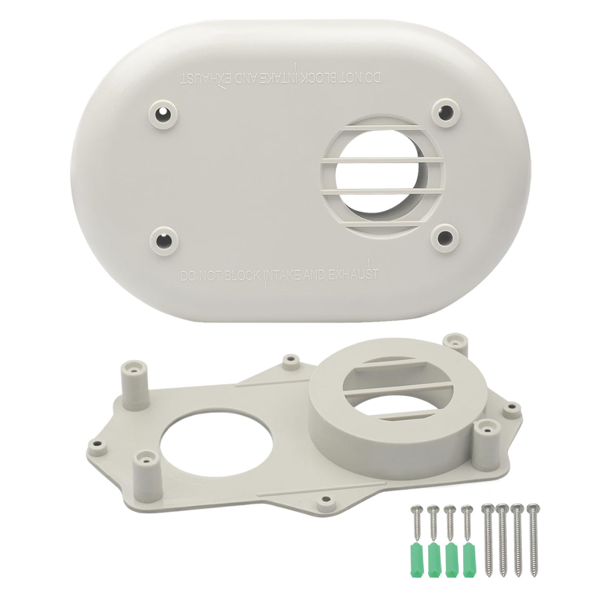 Wosijm SP20285 exterior-wall vent kit enabling concealed venting