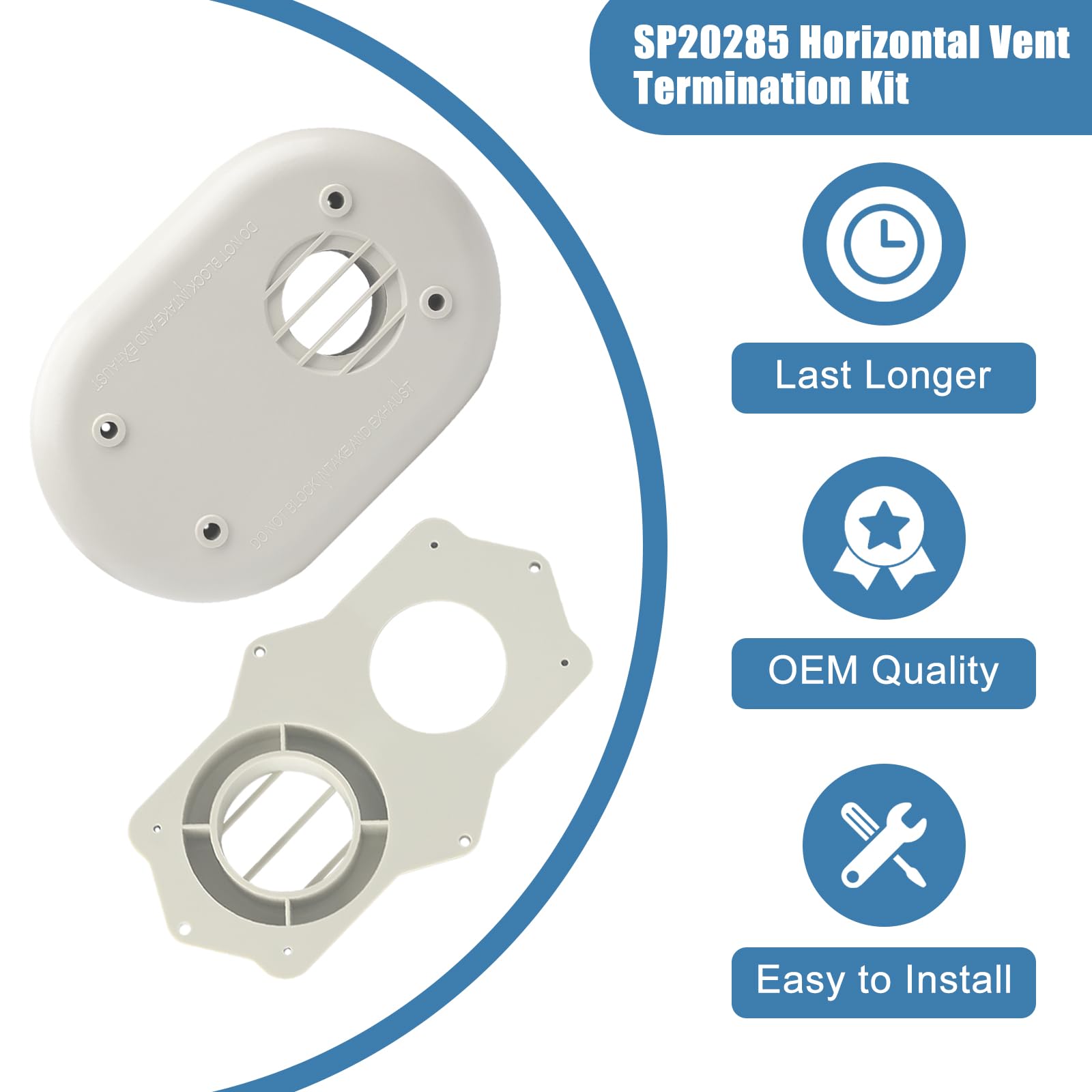 Wosijm SP20285 supports 2-inch PVC/ABS venting