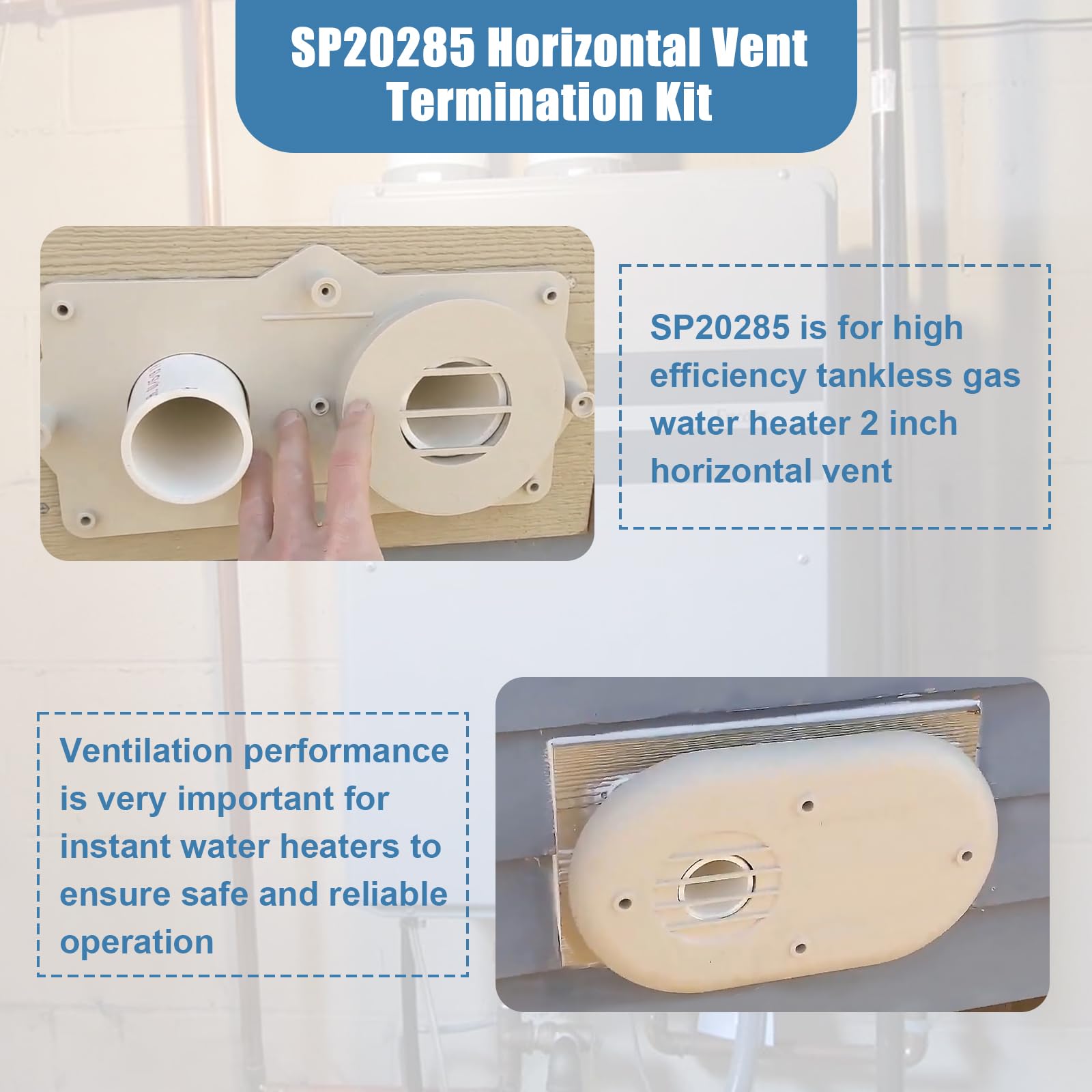 Wosijm SP20285 vertical-roof installation option for vent routing