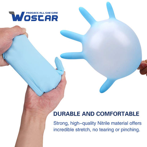 Wostar food-safe nitrile glove for kitchen and prep tasks.
