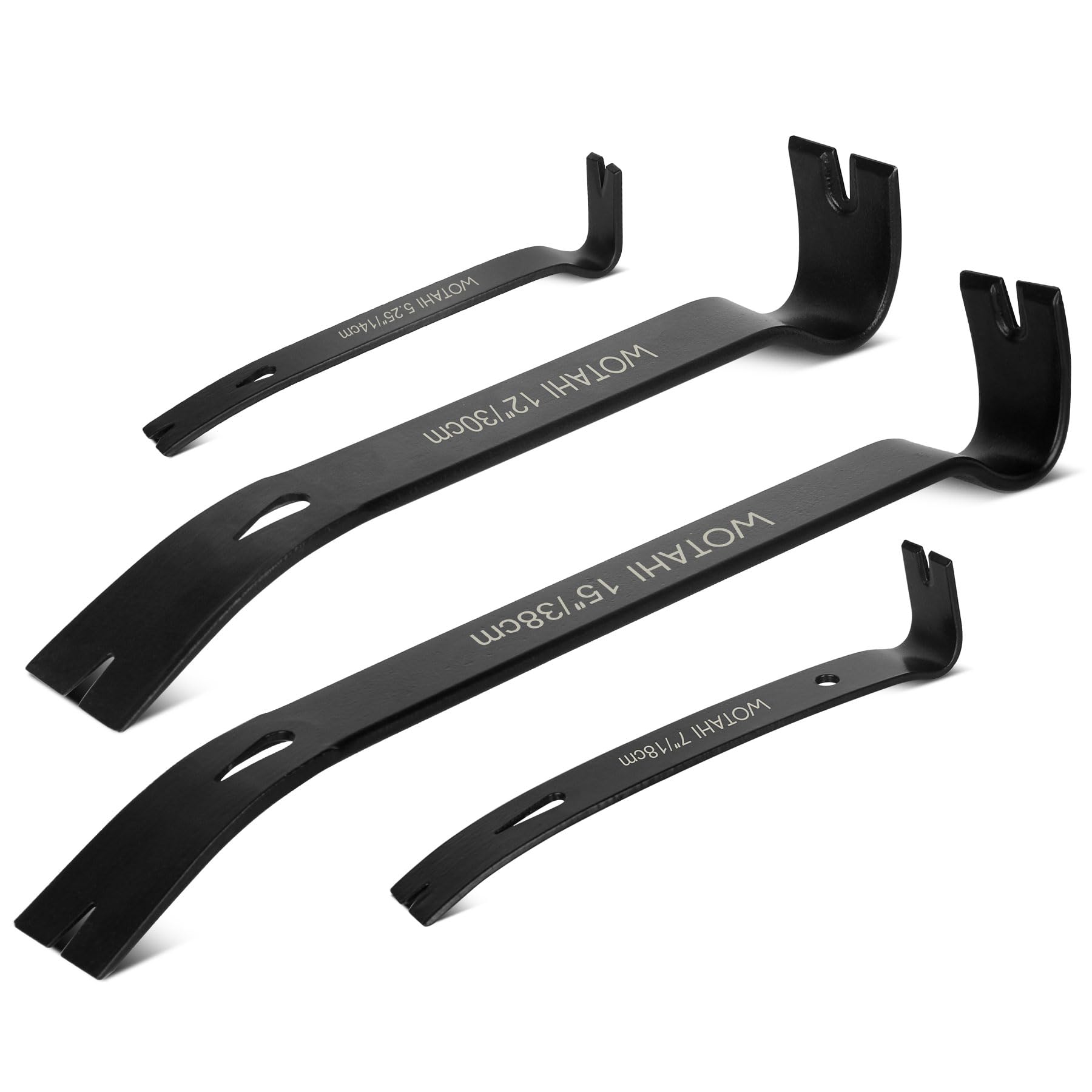 WOTAHI 5-25 inch flat pry bar for versatile prying in tight spaces.