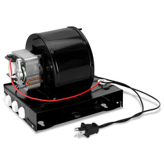 WOUDY S97017063 heater motor assembly front view emphasizes compact design for easy mounting