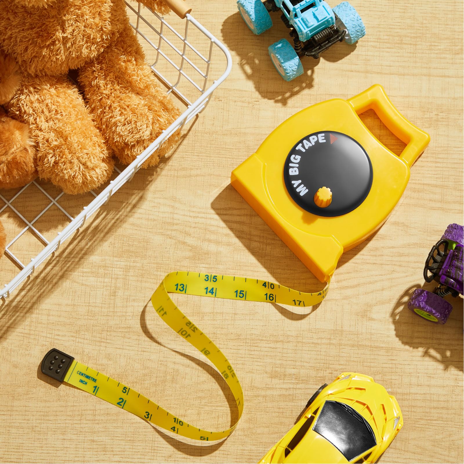 Wovnet compact measuring tape fits desks and backpacks for on-the-go use.