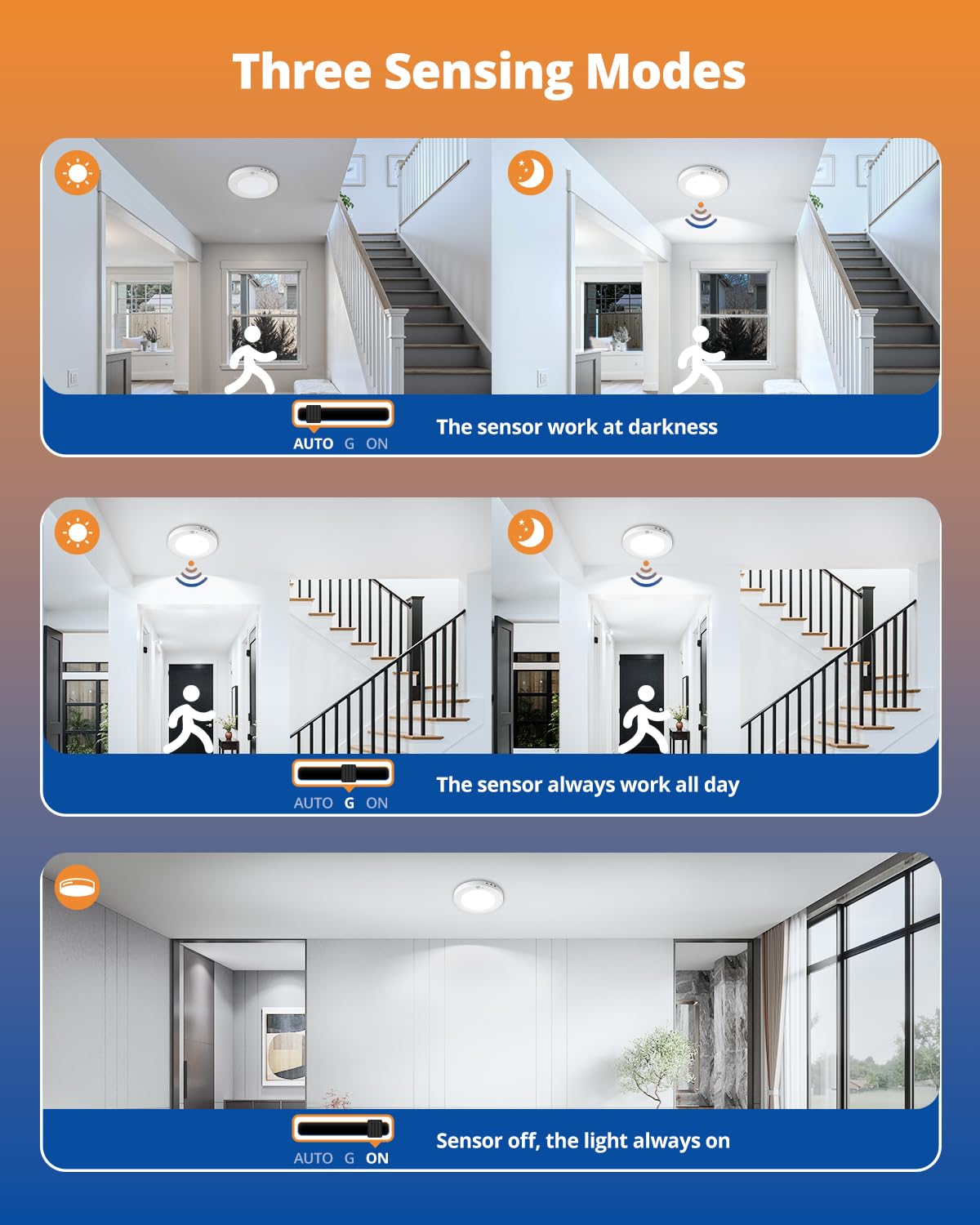 Wowatt color temperature dial demonstrates warm to cool lighting from 3000K to 6000K