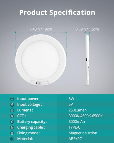 Wowatt easy installation with nano-adhesive and magnetic tabs for flexible mounting.